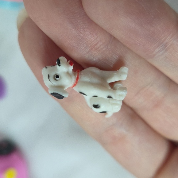 Mini Doll Vintage 90s playset Dalmatian Car Bunny carry case - Picture 5 of 7